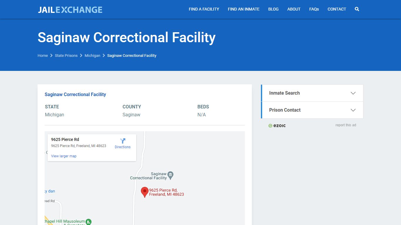Saginaw Correctional Facility Prisoner Search | Visitation ...
